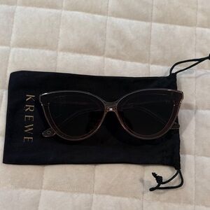 KREWE Monroe Nylon in Petal Cat-Eye Sunglasses